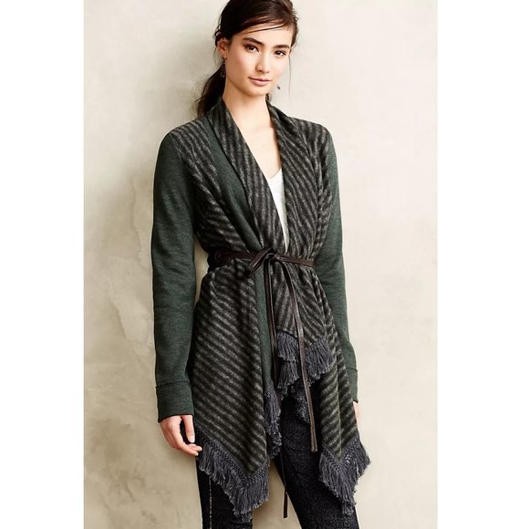 Anthropologie Sweaters - Anthropologie Saturday/Sunday Elise Blanket Cardigan Green Size Medium